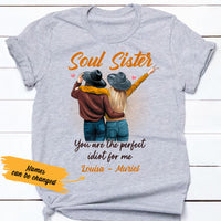 Personalized Girl Friends Perfect Idiot T Shirt AG53 27O36 thumb 1