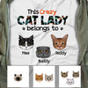 Personalized Crazy Cat Lady  T Shirt OB282 95O57 1
