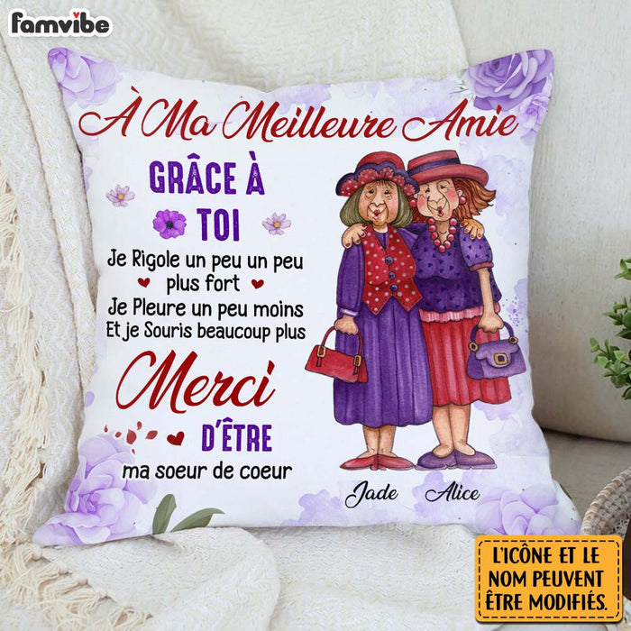 Personalized Gift For Friends French Thanh You Pillow 30445 1