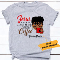 Personalized Jesus Melanin Women White T Shirt JN213 65O57 thumb 1