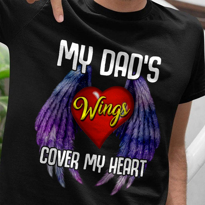 Dad Wing Cover My Heart T Shirt  DB2215 30O60 1