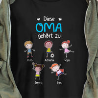 Personalized Oma German Grandma Belongs T Shirt AP84 73O58 thumb 1