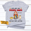 Personalized Cat Around Girl T Shirt JR201 65O36 1