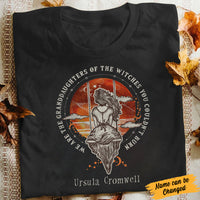 Personalized Granddaughter Of The Witches Halloween T Shirt JL161 81O34 thumb 1