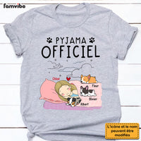 Personalized Gift For Dog Mom French Pyjama Officiel Shirt - Hoodie - Sweatshirt 30446 thumb 1