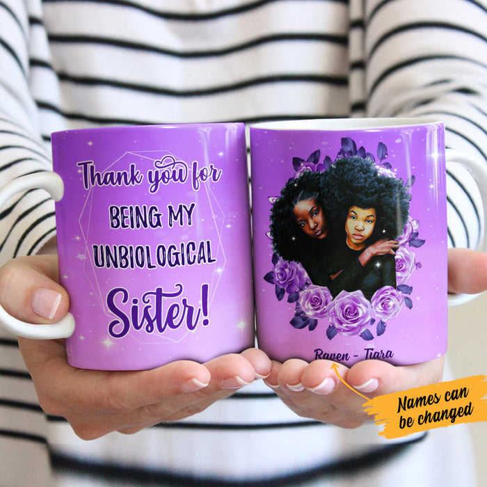 Personalized BWA Friends Unbiological Sister Mug AG52 67O47 1