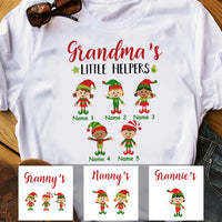 Personalized Grandma Little Helpers Christmas T Shirt OB61 85O34 thumb 1