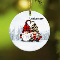 Personalized Wedding Anniversary Gnomes Ornament OB22 30O60 thumb 1