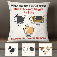 Personalized Dog Wiggle Butt  Pillow SB243 81O58  (Insert Included) thumb 1