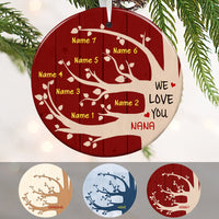 Personalized Grandma Family Tree  Ornament OB62 95O57 thumb 1