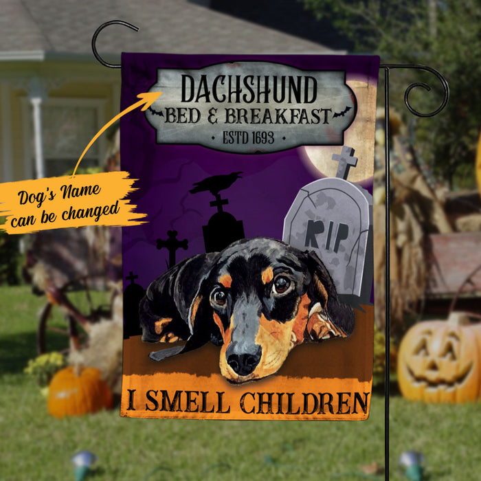 Personalized Dachshund Bed & Breakfast Dog Company Flag AG141 81O58 1
