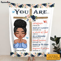 Personalized Gift For Daughter Inspirational Bible Verse Blanket 31368 thumb 1