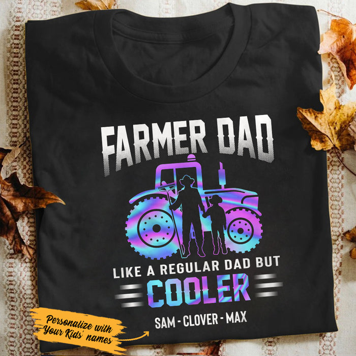 Personalized Tractor Farmer Dad Cooler T Shirt JL282 67O36 1