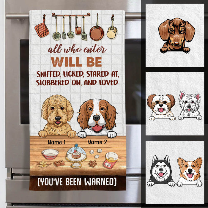 Personalized Dog Kitchen Towel  DB181 26O60 1