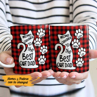 Personalized Best Cat Mom Christmas Mug OB193 85O53 thumb 1