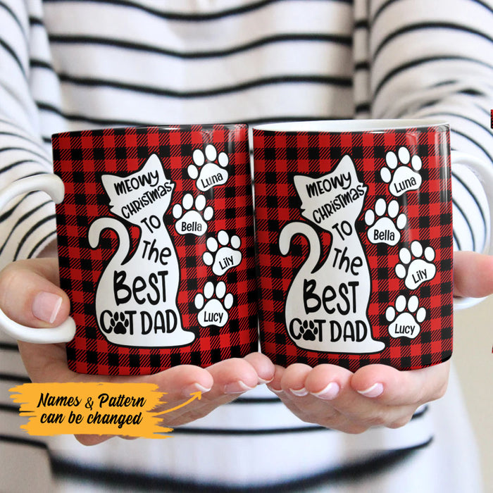Personalized Best Cat Mom Christmas Mug OB193 85O53 1