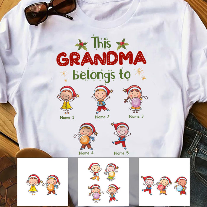 Personalized This Grandma Christmas T Shirt OB81 85O58 1