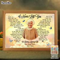Personalized Memorial Gifts For Loss Of Loved One I Never Left You Picture Frame Light Box 31563 thumb 1