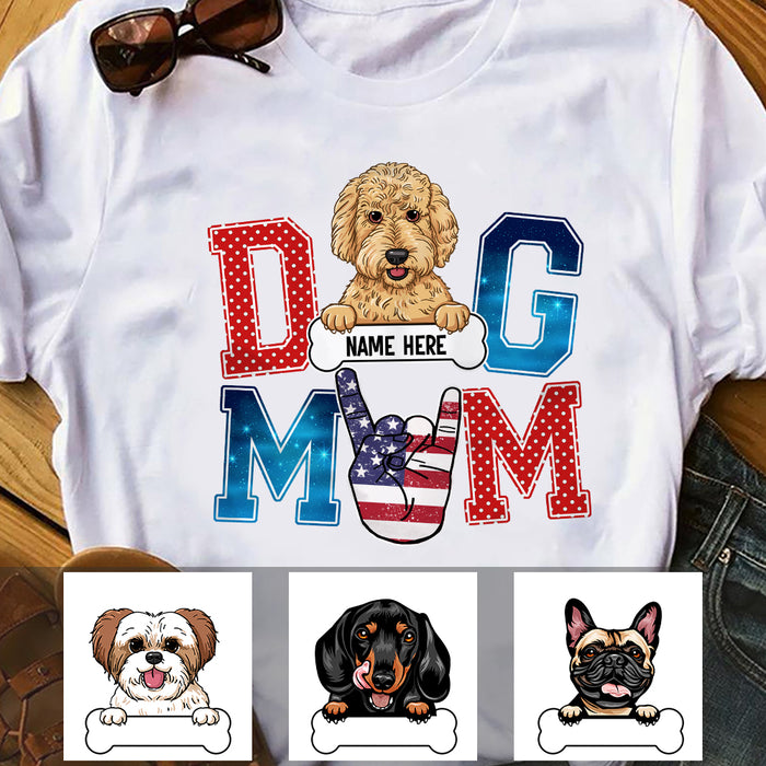 Personalized Dog Mom Dog Dad T Shirt MY61 73O36 1