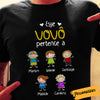 Personalized Grandma Portuguese Vovó T Shirt AP62 81O34 1