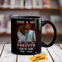 Personalized You And Me Forever BWA Couple Mug AG121 29O36 thumb 1