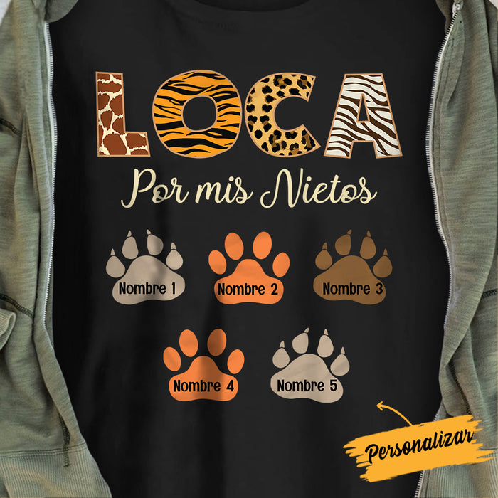 Personalized Grandma Mom Madre Abuela Spanish T Shirt MY53 30O57 1