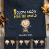 Personalized Grandpa Abuelo Papá Spanish T Shirt AP283 73O53 1