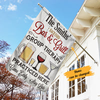 Personalized Backyard Bar Gardening Flag AG172 85O58 thumb 1