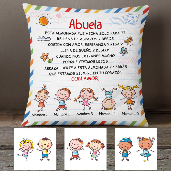 Personalized Grandma Spanish Abuela Pillow AP271 67O53 1