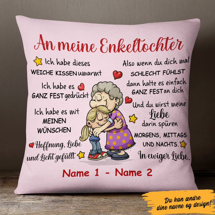 Personalized German Grandma Mom Oma Mama Pillow AP73 29O47 (Insert Included) 1