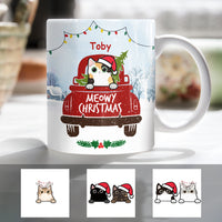 Personalized Meowy Christmas Cat Christmas Mug OB222 30O34 thumb 1