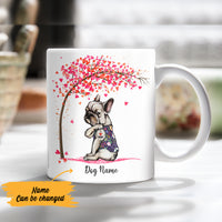 Personalized French Bulldog Dog Mom Tree Mug MR151 81O57 thumb 1