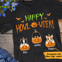 Personalized Dog Happy Halloween T Shirt JL241 67O57 thumb 1