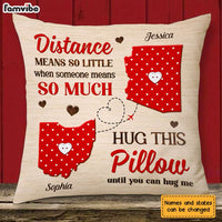 Personalized Long Distance Hug This Pillow AG155 30O31 thumb 1