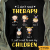 Personalized Dad Grandpa Therapy T Shirt MY182 95O47 1