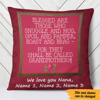 Personalized Blessed Grandmothers  Pillow NB171 65O47 (Insert Included) thumb 1