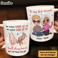 Personalized Gift For Friends You Will Always Have Me Promise Hands Mug 31131 thumb 1