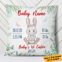 Personalized First Baby Easter Pillow FB254 65O36 (Insert Included) thumb 1