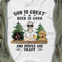 Personalized Camping Dog Dad People Are Crazy T Shirt AP166 95O58 thumb 1