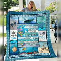 Sea Turtle Fleece Blanket JN242 73O57 thumb 1