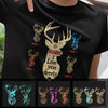 Personalized Love Deerly Dad Grandpa Hunting T Shirt AP197 81O60 1