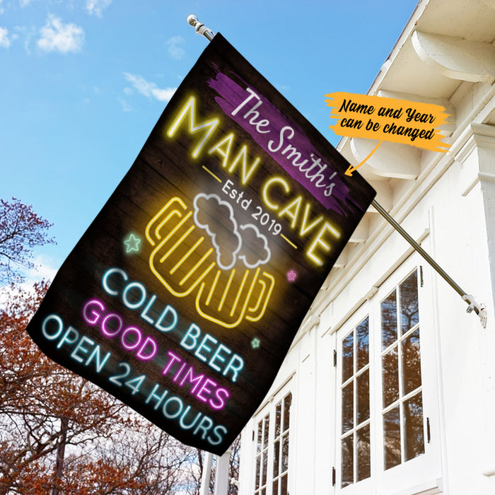 Personalized Home Bar Man Cave Fun Time Flag AG121 81O34 1