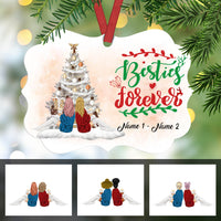 Personalized Besties Forever Christmas MDF Ornament NB52 30O60 thumb 1