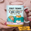 Personalized Cat Who Loves Me Mug JR291 29O47 1