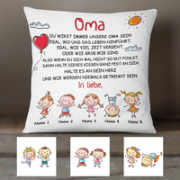 Personalized Mom Grandma German Mama Oma Pillow AP141 26O58 (Insert Included) thumb 1