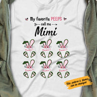 Personalized Mom Easter Bunny T Shirt FB191 95O58 thumb 1