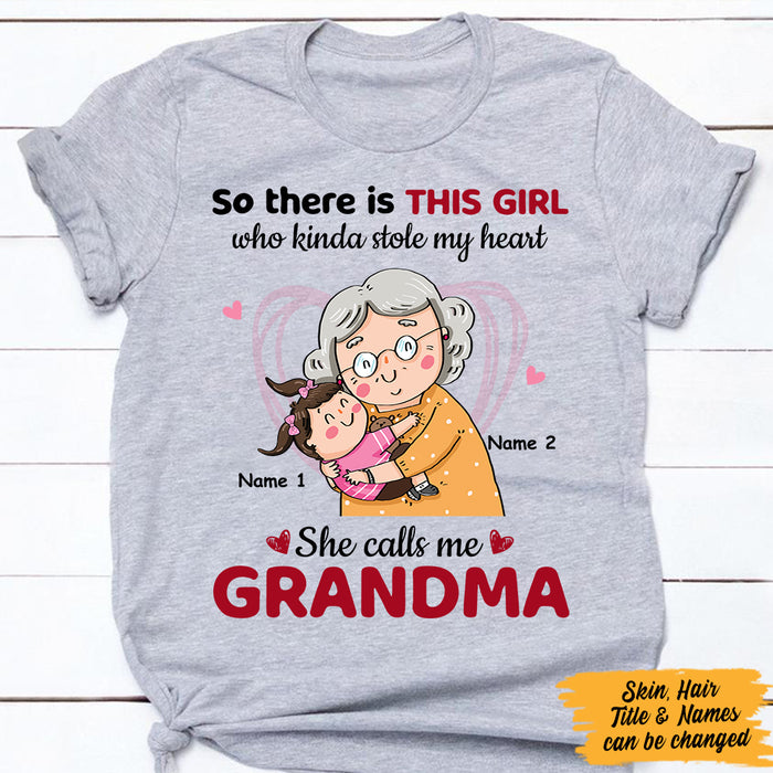 Personalized Grandma Mom T Shirt MR261 26O47 1