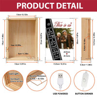 Personalized Couple Gift  This Is Us Picture Frame Light Box 31424 thumb 1
