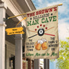 Personalized Game Room Billiards Man Cave Flag AG132 95O58 1