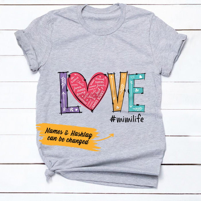 Personalized Grandma T Shirt FB261 26O36 1